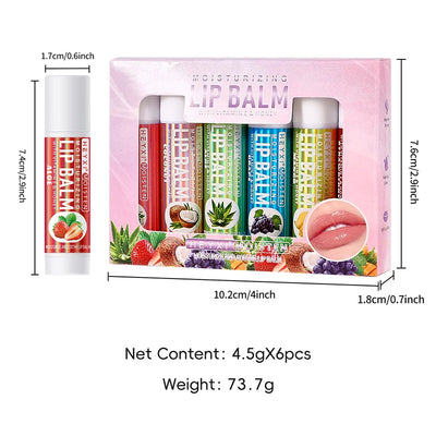 Fresh Fruit Lip Balm Lip Oil Moisturizing Clear Transparent Lipstick Long Lasting Hydrating Lipgloss Cosmetic Lip Gloss Base Gel