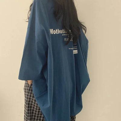 Woman Oversize Half Sleeve T Shirts Summer New Clothes Loose Fitting Cotton T-shirt Women Tops Ropa Mujer Hip Hop Tees Clothing