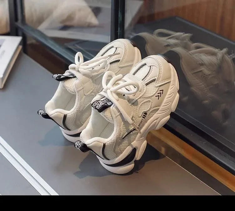 Shoes for Children Sneakers New Sports Kids Mesh Anti-slippery Sneakers Girls Vulcanized Girl Run Outdoor Training Shoes