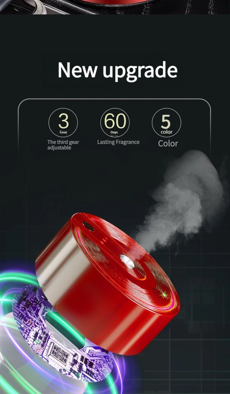 Car Diffuser Humidifier Aromatherapy Essential Oil Diffuser USB Cool Mist Mini Portable Diffuser for Car