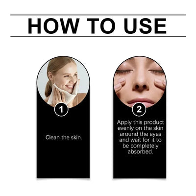 Castor Essential Oil Eye Roller Ball Reduce Fine Lines Removes Dark Circles Moisturizing Tightening Eyes Skin Firming Eye Care