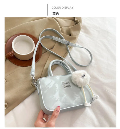 2025 New Women's Luxury Handbag Designer Small Square Purse Fashion Top Handle Crossbody Bag Elegant Shoulder Bag Trendy Clutch