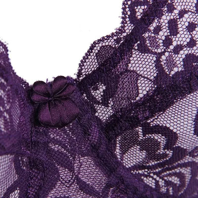 Sexy Lace Bras for Pregnant Women 5/8 Cup Crop Top