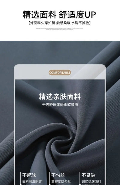 Wide-leg Pants for Women in Spring and Autumn High Waist Loose Straight Slim Striped Floor-moving Suit Pants