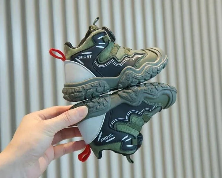 2025 New Children's Sports Shoes Boys School Unisex Versatile Kid Sneakers Fashion Non-slip Breathable Girls Causal Sneakers - Elanique