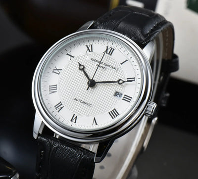 Fashion Minimalist Casual Men's Watch High-end Leather Strap Quartz Watch Luxurious Business Women's Watch Couple's Watch