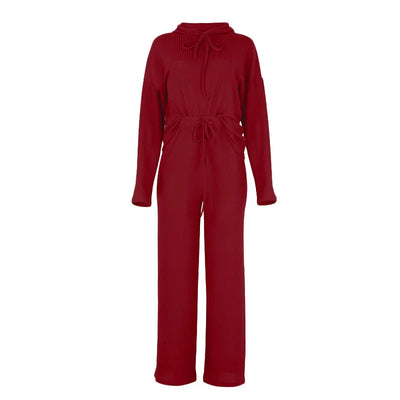 2023 Autumn Casual Wear Women Lounge Tracksuit 2 Piece Set Loose Lounge Sets Ladies Hooded Sweat Suit Outfits Female
