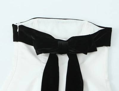TRAF Womans Tops Off Shoulder White Crop Top Women Strapless Corset Woman Tube Top Summer Velvet Lace Up Butterfly Backless Top