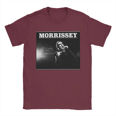 Men Women T-Shirt  Morrissey Designs British singer and songwriter T Shirts Fashion  Summer Tee Shirt Y2K Cotton Tops Gift
