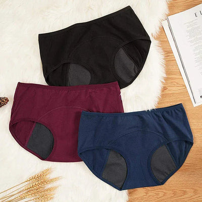 Leak Proof Menstrual Panties Women Cotton Menstruals Underwear Plus Size Period Underpants Briefs Lingerie for Physiological
