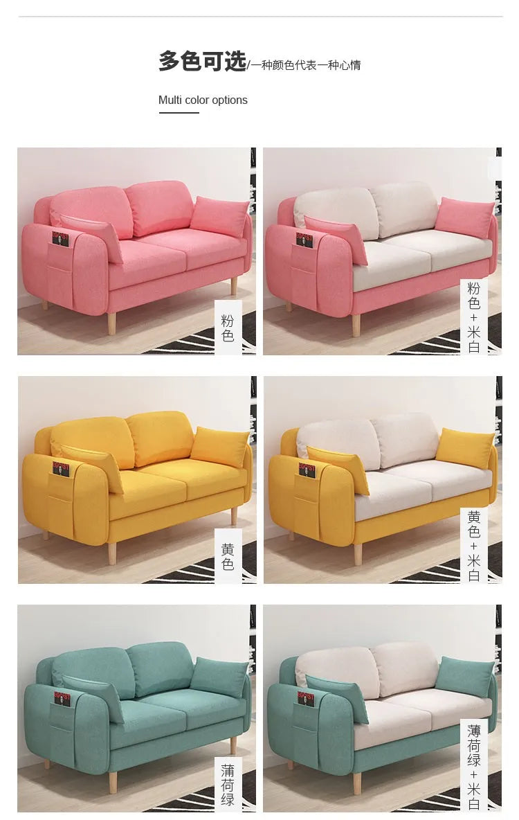 Comfortable Elegant Sofa Beds Modern Pink Multifunctional Classic Sofa Beds Double Storage Sofa Camas Living Room Furniture