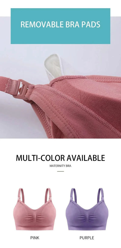 Maternity Bras Double Layer Seamless Bra Pregnancy Clothes Prevent Sagging Breastfeeding Women's Breathable lactancia Bra