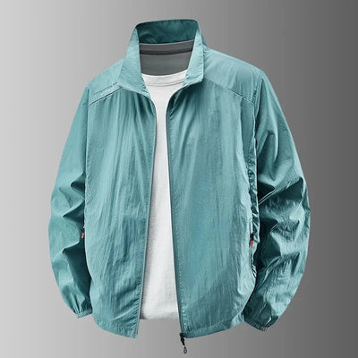 Summer Jackets Men Male Windbreaker Fishing Coats Father Ultrathin Sunscreen Jacket Youth Outerwearing Clohting Traveling Korean