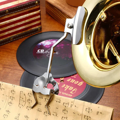 Trumpet Trombone Sheet Music Clip Trumpeter Lyre Sheet Music Clamp-On Holder Music Stand Clarinet Tenor Horn Trumpets Music Clip