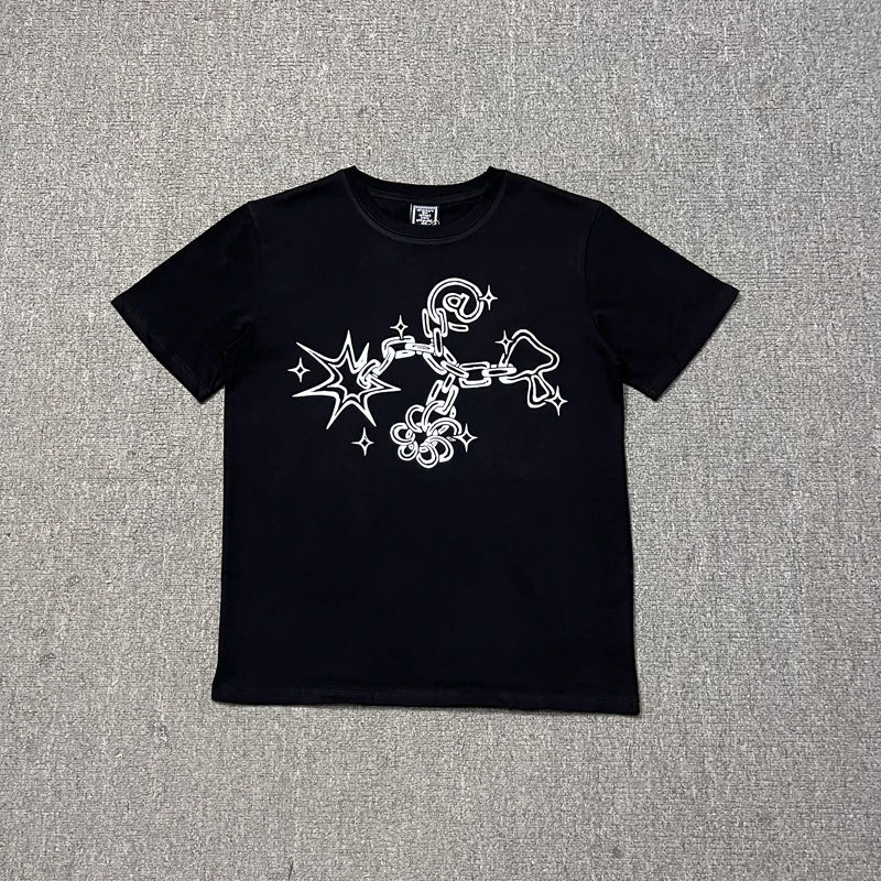 Hot Sale Men Women T Shirt Designer Tee ADWYSD Print Short Sleeve Luxury Brand Oversized Top Round Neck Men Women Cotton T-Shirt