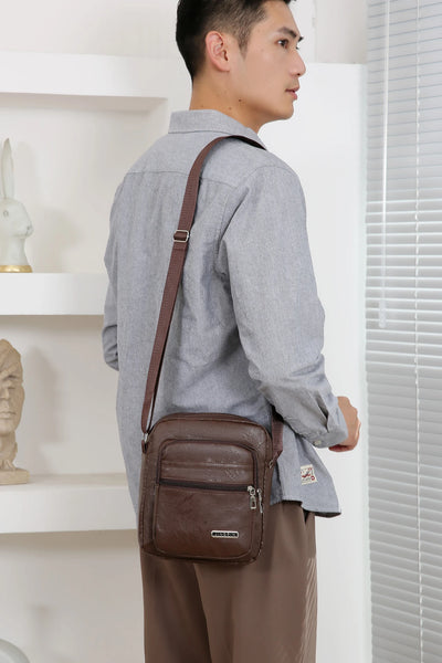 Men Nylon Shoulder Bag Messenger Bag Casual Waterproof Nylon Zipper Pocket Handbag Fashion Tote Travel Male Crossbody Bags