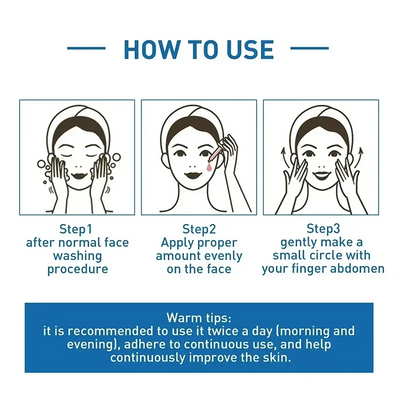 Pure Hyaluronic Acid Facial Serum Anti Wrinkle Aging Facial Wrinkles Serum FADE Fine Lines Around The Eyes Crow's Feet Neck