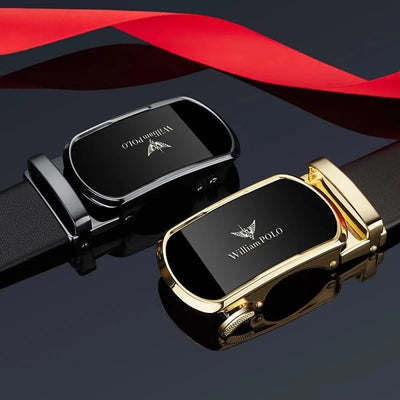 Automatic Buckle Belt  Business Casual Dress Belts Gift for Men