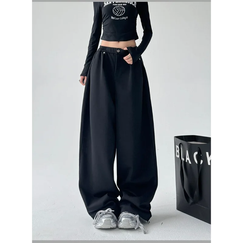 Wide Leg Pants Women's Autumn and Winter New Loose Sports Casual Pants
