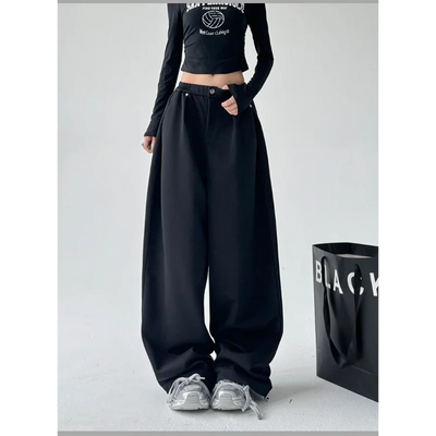 Wide Leg Pants Women's Autumn and Winter New Loose Sports Casual Pants