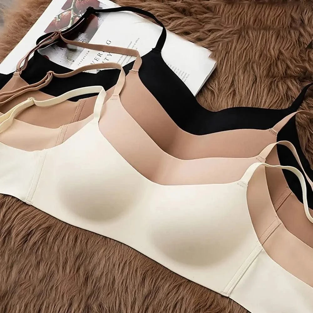 Wireless One-piece Underwear for Women Anti-sagging Comfort Push Up Bras for Women Seamless Back Smoothing Bras for Women Women