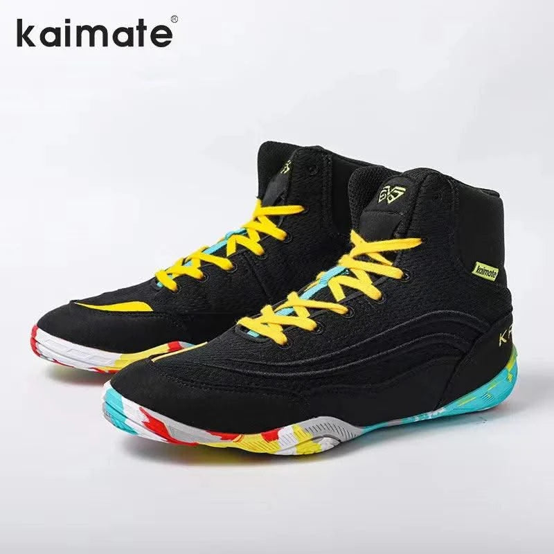 Professional children's Wrestling Boots  Men Non Slip Wrestling Shoes Lightweight Boxing Shoes