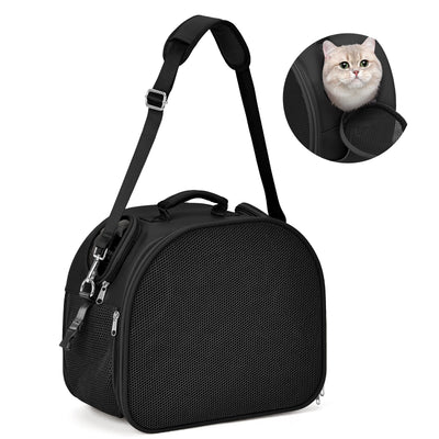 Cat, Dog Carrier Bag for Pets Up to 13 Lbs, Carrier for Medium Small Cats Dogs Airline Approved Travel Carry As Pets Go to Home