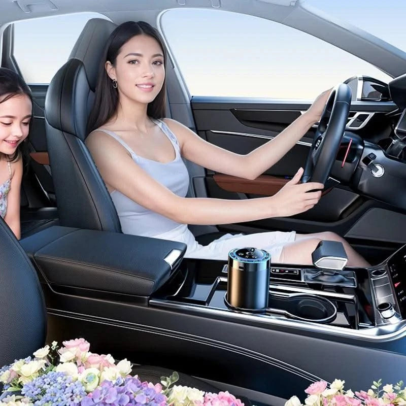 Car Air Humidifier Fragrance Diffuser Car Air Fresheners Perfume Essential Oil Diffuser Odor Eliminator Removing Humidifier