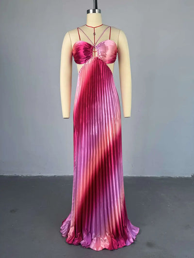 Luxurious Women's Evening Dresses Sweet and Fresh Suspender Sexy Lace Up Dress for Women Dresses Woman Summer 2025 Trend