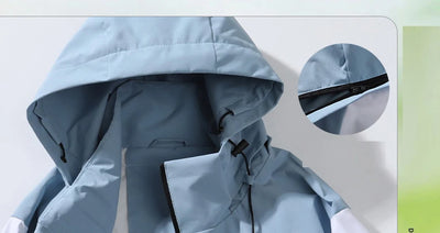 Outdoor Men Women Hiking Windbreaker Jacket Spring Autumn Breathable Waterproof Trekking Climbing Mountain Clothing