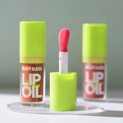 Beauty Glazed Rare Bright Lustrous Lip Essence Moisturizing Shine Shimmer Plumping Lip Tint  Care Oil Gloss for Lip Enhancement