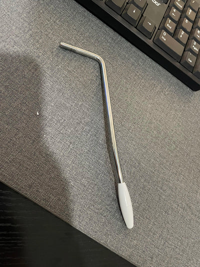 Tremolo Bar with White Tip,Whammy Bar for Fender Strat Stratocaster Electric Guitar with Spike, Tremolo Bar Arm for ST Guitar, 6
