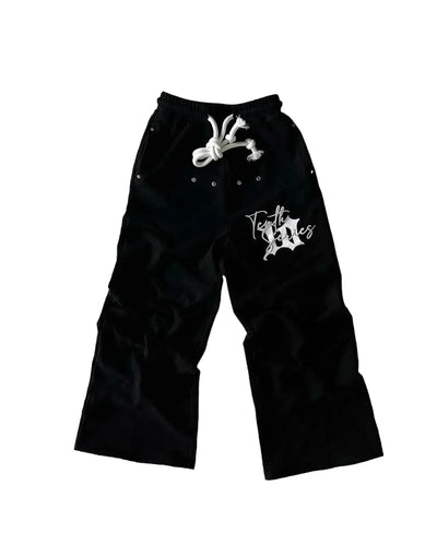 Y2K New Streetwear Sweatpants Men Women Joggers Harajuku Hip Hop Letter Graphic Embroidery Oversized Pants Goth Casual Trousers