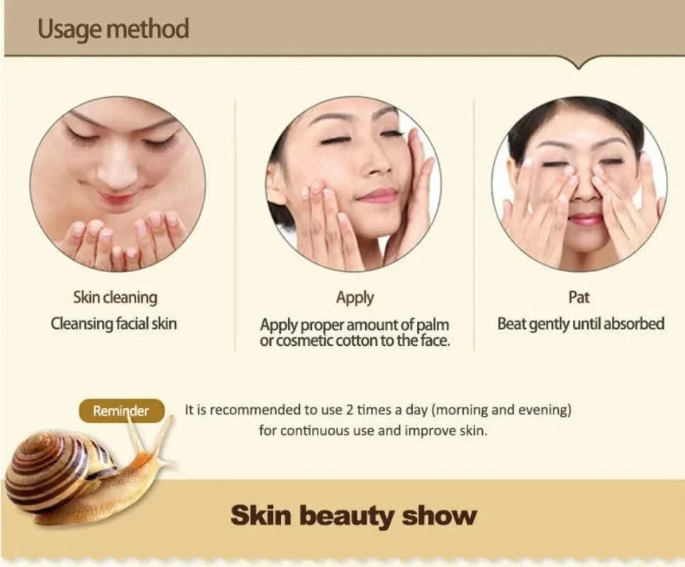 Snail Face Cream 24K Gold Snail Serum Improve Dry Rough Skin Anti-Wrinkle Whitening Moisturizing Facial Essence Skin Care