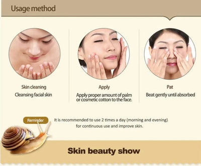Snail Face Cream 24K Gold Snail Serum Improve Dry Rough Skin Anti-Wrinkle Whitening Moisturizing Facial Essence Skin Care
