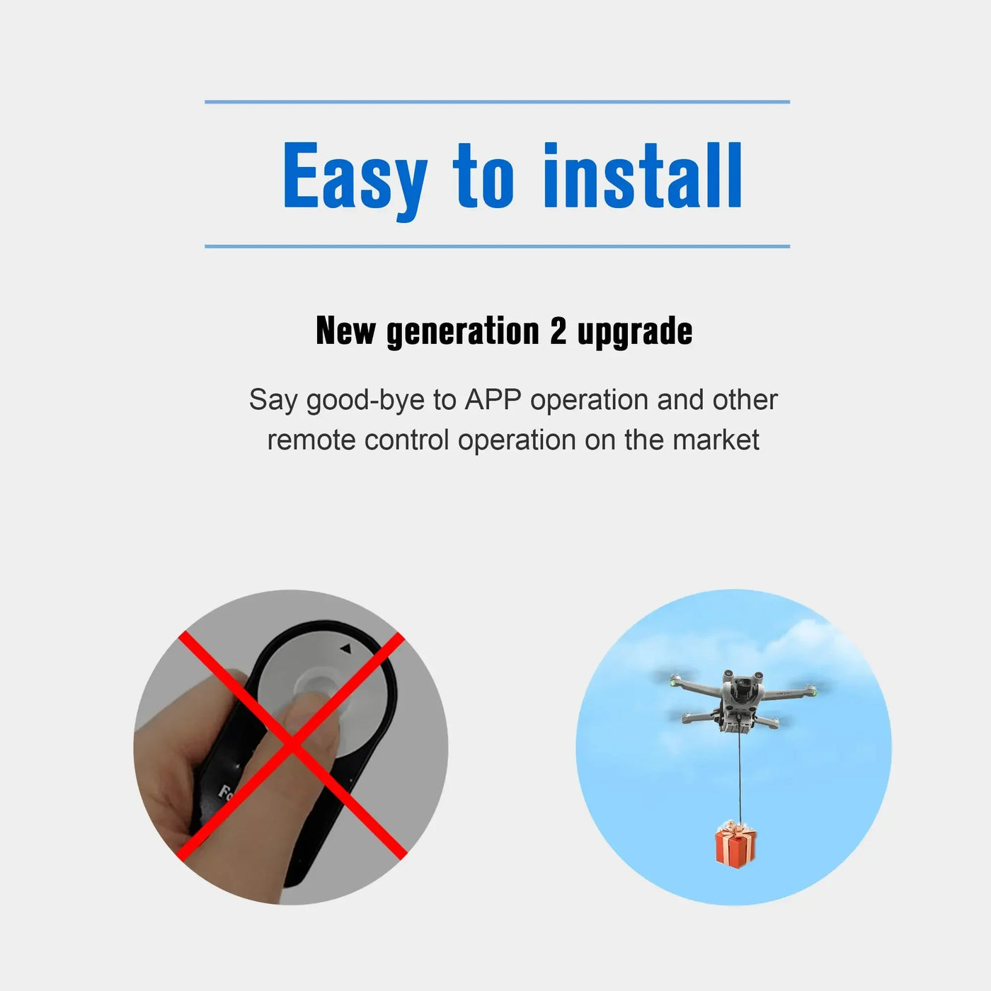 STARTRC Drone Airdrop System For DJI Air 3S/Mini 4 Pro/Mini 3/Mavic 3/Air 2S/Mavic 2/Mini 2 SE Air-dropping Thrower Gift Deliver