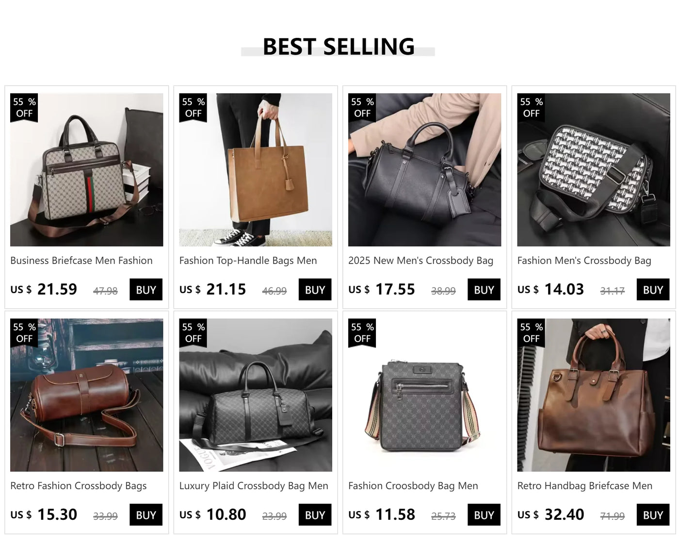 Fashion Handbag Men Top-Handle Bags Luxury Travel Tote Bag Men Large Capacity Fitness Bag Crossbody Bags Business Luggage Bag
