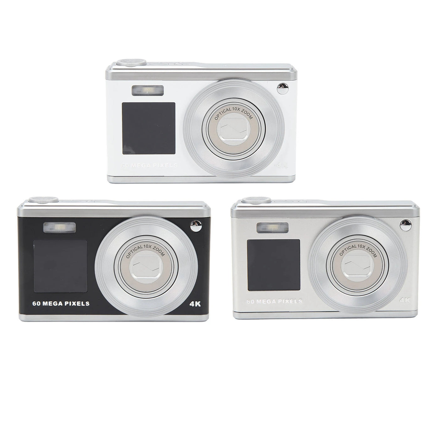 Digital Camera 2.88in IPS Screen Anti Shake 10X Optical Zoom 1000mAh Auto Focus Vlogging Camera Built in Fill Light