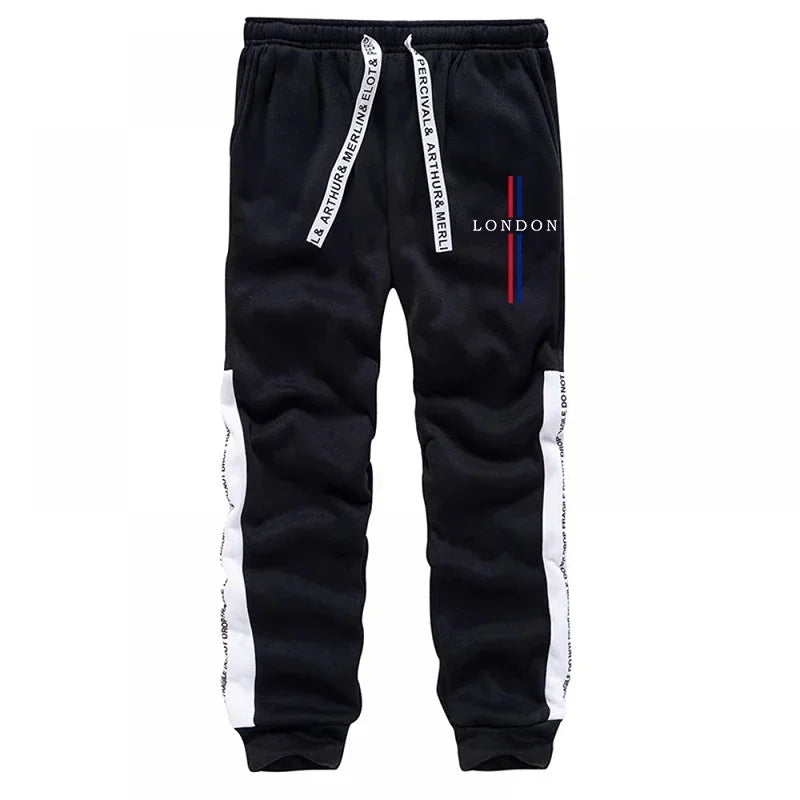 Men's Hooded Sweatshirts Sweatpants London Fashion Hoodie Streetwear Male All Seasond Daily Casual Sport Streetwear Tracksuit