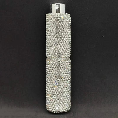 Luxury 10ml Perfume Spray Bottle Bling Rhinestones Refillable Perfume Atomizer Empty Bottle Travel Cosmetic Essential Container