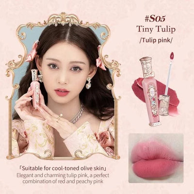 Flower Knows Strawberry Lipstick  Collection Lip Cream Beauty Lip Gloss Lipstick 3.5g