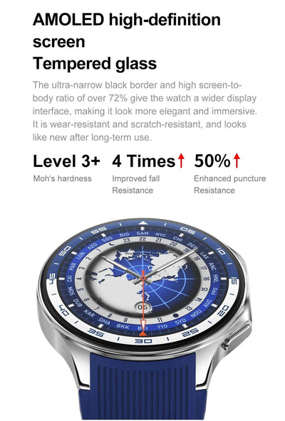 New for Oppo Watch X Men Smartwatch 32GB Extra large Memory 3D Mode MP3 MP4 Smart Watch GPS Sport Smartwatches Bluetooth calling