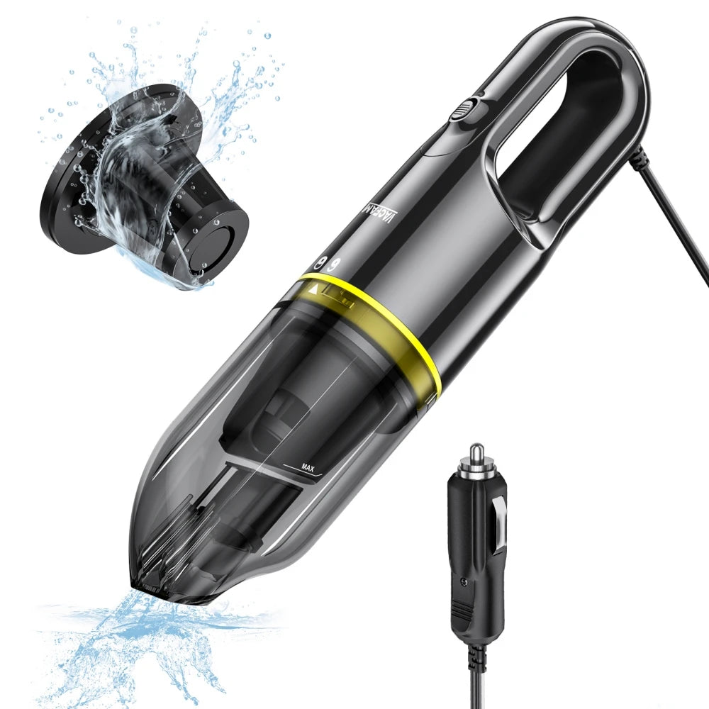 Portable Car Vacuum Cleaner with 8KPa Powerful Suction 16.4FT Cord 12V DC Power for Car RV Boat Trunk Interior Car Accessories