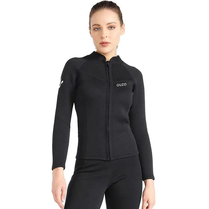 Women's Wetsuit shirt / pants 1.5mm Neoprene Wetsuits Long Sleeve Wetsuits Top Bottom Two Piece Dive Suits for Scuba Diving Surf
