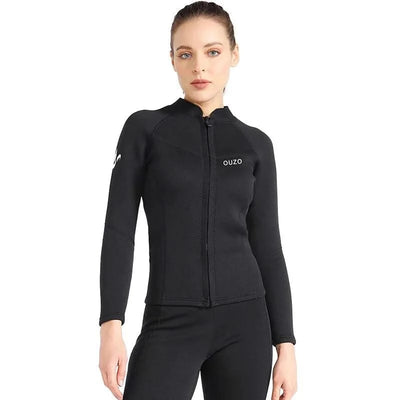 Women's Wetsuit shirt / pants 1.5mm Neoprene Wetsuits Long Sleeve Wetsuits Top Bottom Two Piece Dive Suits for Scuba Diving Surf