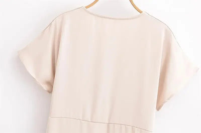 Women's 2025 New Dresses Summer Elegant Fashion Slim V-neck Street Holiday Long Dress Young Women Chic Comfortable Dress