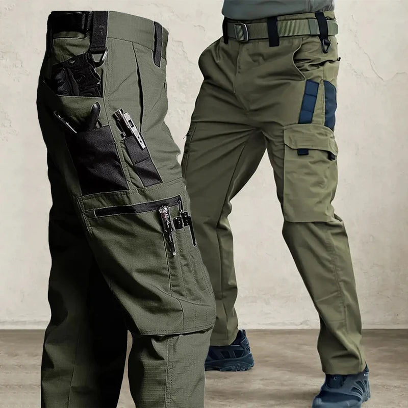 Tactical Cargo Pants Mens Multi Pocket Casual Trousers Waterproof Outdoor Cargo Pants Male Outwear Wear-resisting Trousers