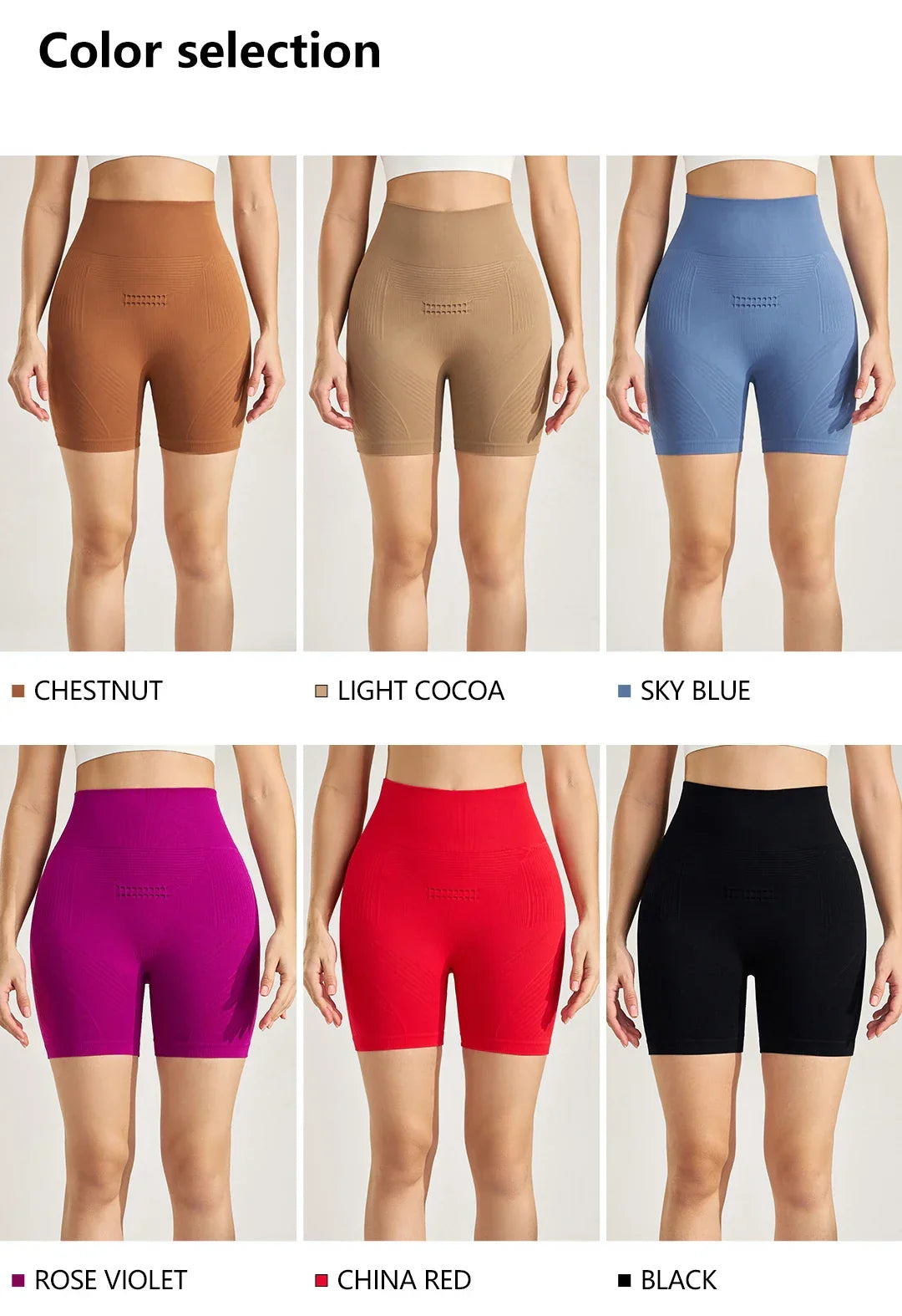 Sports Outdoor Yoga Pants Three Quarter Pants Shorts High Waist Peach Lift Hip Fitness Bottoms Women Leggings