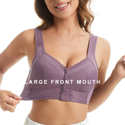 2024 New Breathable Bra Lingerie for Women Push Up Bra Front Button Seamless Lifting Tank Top Lingerie Vest Underwear Female Bra