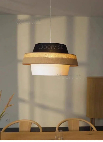 Nordic Fabric Chandelier Lighting Living Dining Bedroom Modern Restaurant E27 Pendant Lights Home Decor Hanging Lamps Fixtures